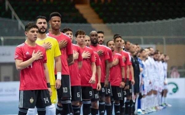 لاعبو منتخب ليبيا