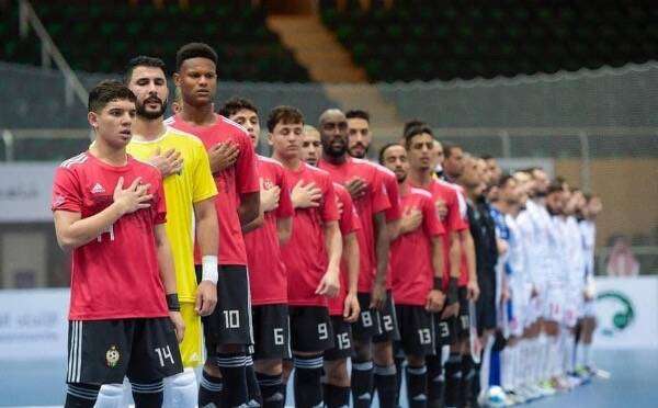 لاعبو منتخب ليبيا