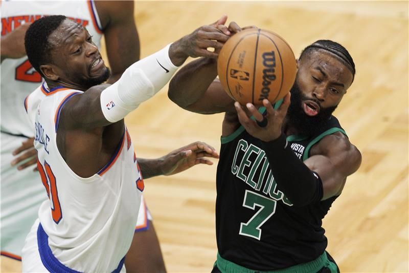 من مواجهة بوسطن سلتيكس ونيويورك نيكس