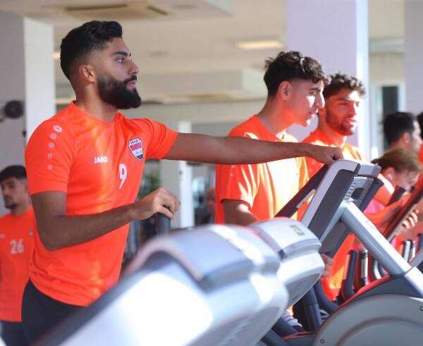 لاعبو منتخب العراق الأولمبي