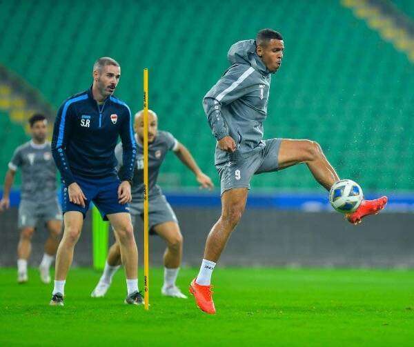 من تدريبات المنتخب