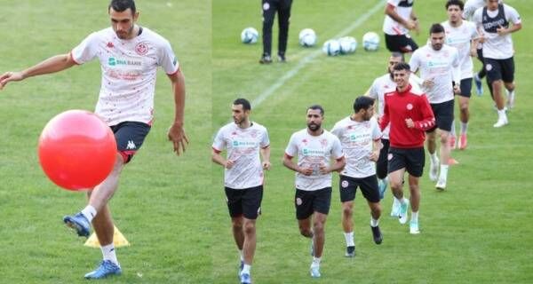 من تدريبات منتخب تونس