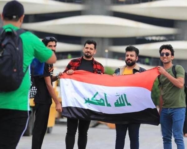 جانب من الجماهير العراقية