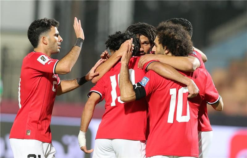 لاعبو منتخب مصر