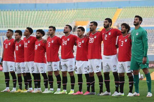 لاعبو منتخب مصر