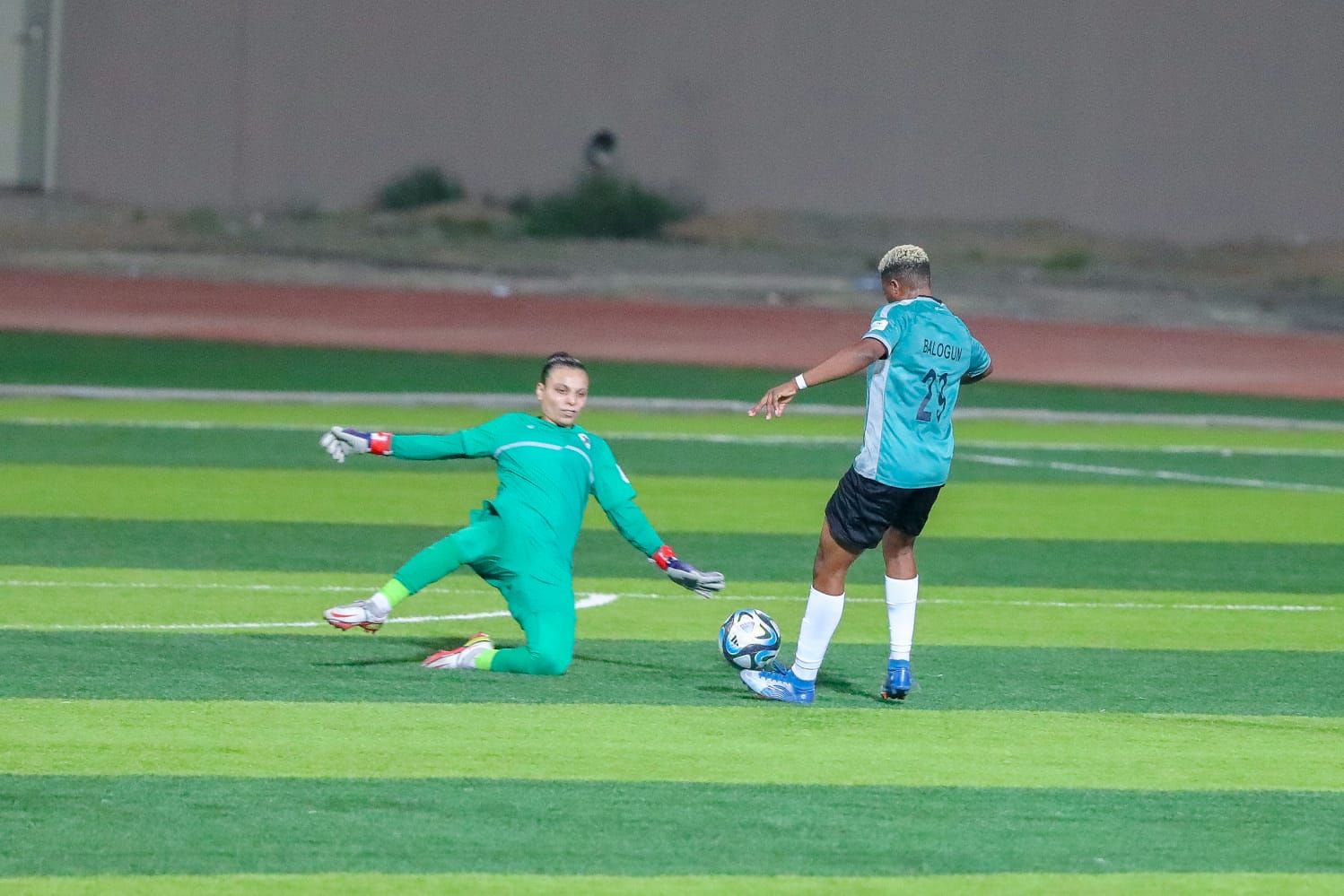 الحارسة مها الدمرداش في دوري الدرجة الأولى السعودي