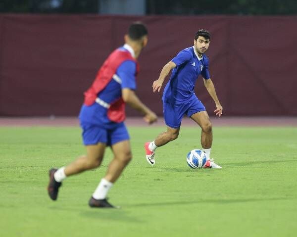 من تدريبات المنتخب