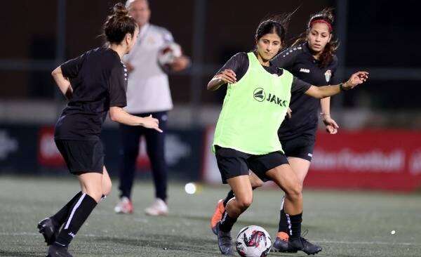 من تدريبات منتخب الأردن