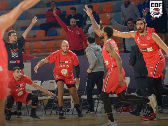 فرحة لاعبي الأهلي