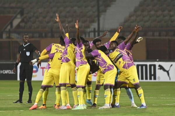 لاعبو ميدياما من لقاء اليوم