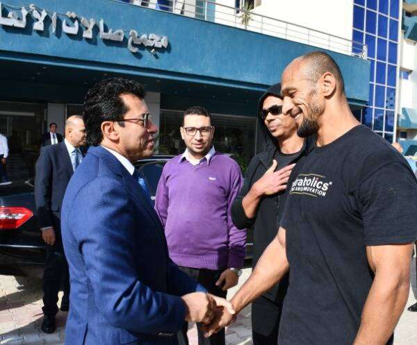 أشرف صبحي وكرم جابر