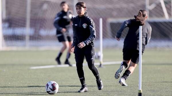من تدريبات منتخب الأردن للناشئات
