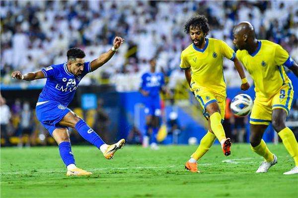 من مباراة سابقة بين الهلال والنصر