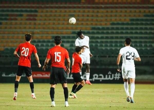 من مباراة طلائع الجيش والجونة