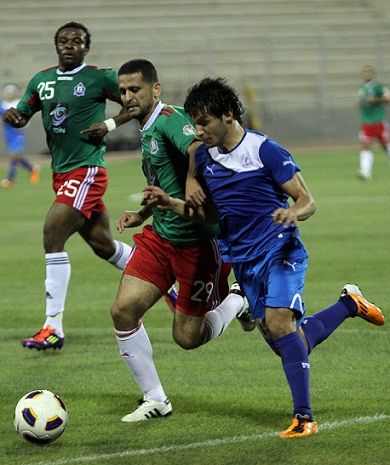 جانب من لقاء الوحدات والرمثا