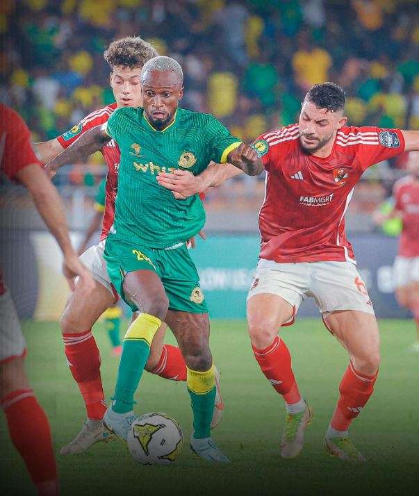 ياسر إبراهيم أثناء المباراة