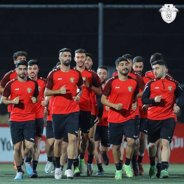 لاعبو منتخب الأردن الأولمبي