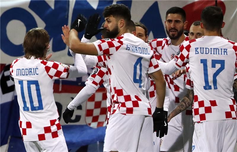 لاعبو منتخب كرواتيا