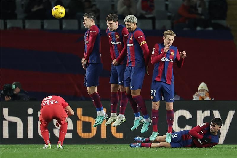 لاعبو برشلونة