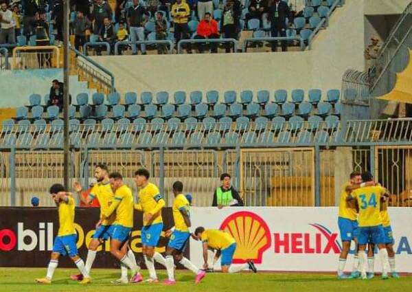 فرحة لاعبي الإسماعيلي