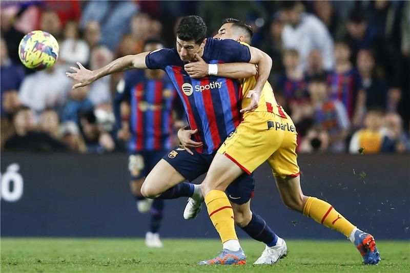 من مباراة سابقة بين برشلونة وجيرونا