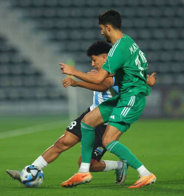 جانب من المباراة