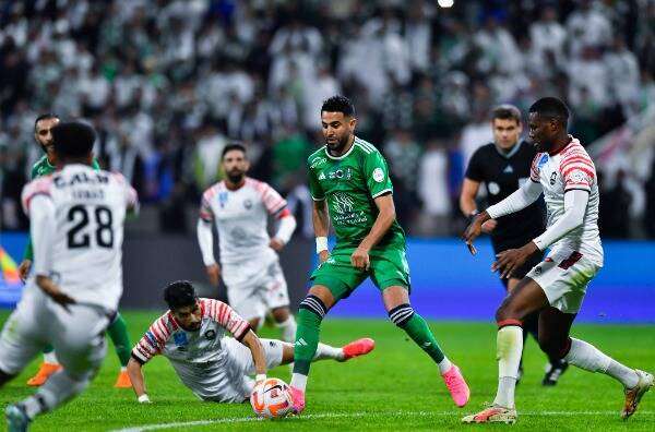 جانب من المباراة