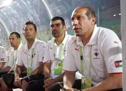 علاء نبيل أبان تدريبه المنتخب الاردني الاولمبي