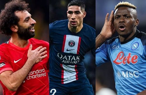 أوسيمين وصلاح وحكيمي