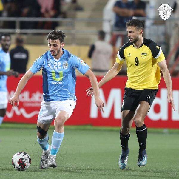 من لقاء سابق بين الفيصلي والحسين اربد