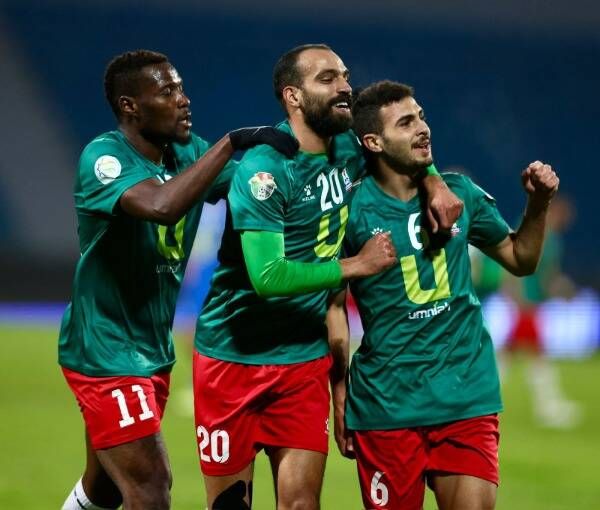 فرحة لاعبي الوحدات