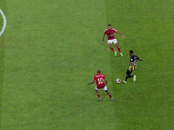 جانب من المباراة