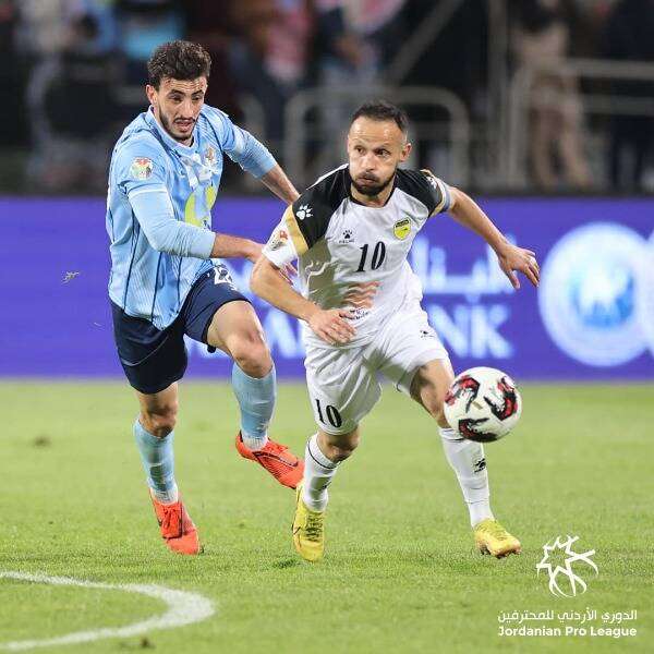 جانب من لقاء الفيصلي والحسين إربد