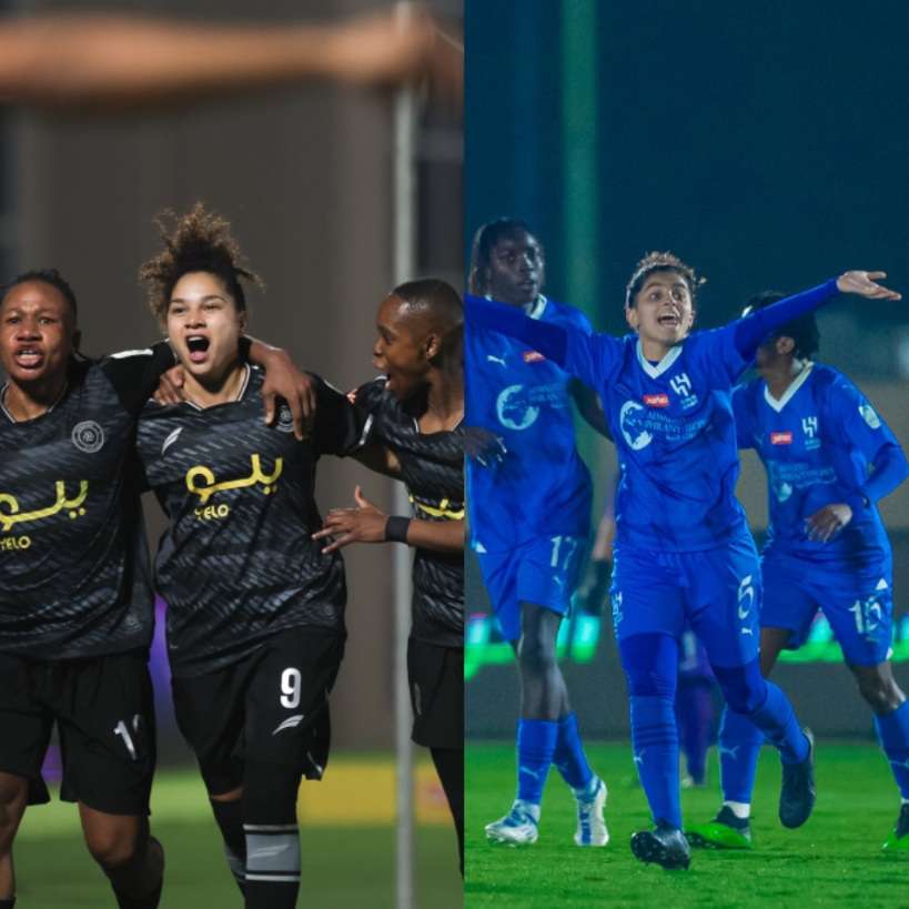 لاعبات الهلال والشباب