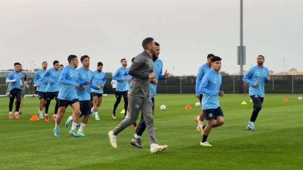 من تدريبات الفريق