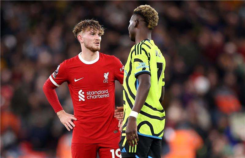 من مباراة آرسنال وليفربول