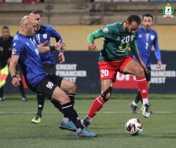 من مباراة الوحدات والعقبة