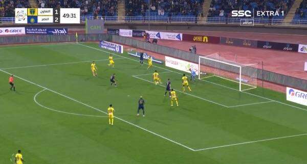 جانب من المباراة