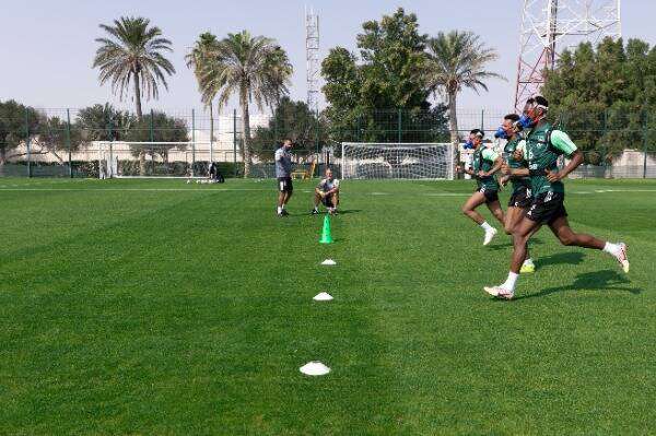 من تدريبات المنتخب