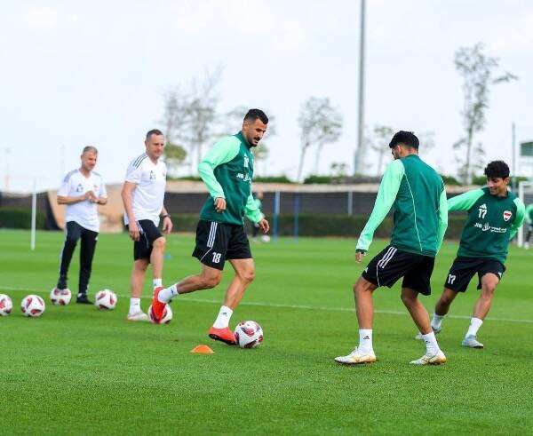 من تدريبات المنتخب العراقي