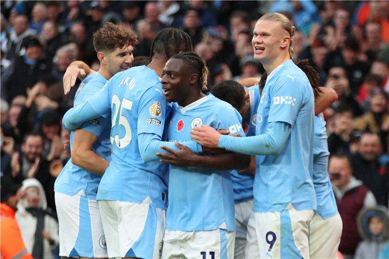 لاعبو مانشستر سيتي