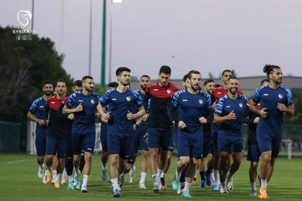 لاعبو منتخب سوريا