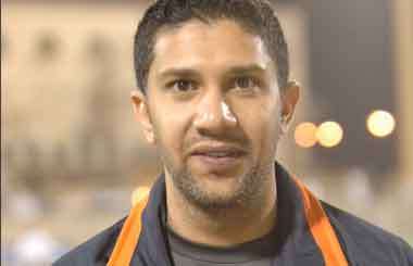 الحارس المخضرم علي حسن 