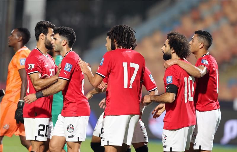 لاعبو منتخب مصر