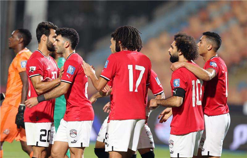 لاعبو منتخب مصر