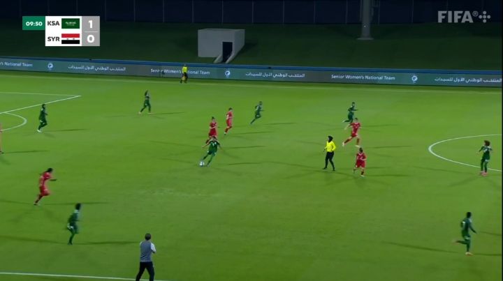 طريقة (4-3-3) - لقاء السعودية وسوريا