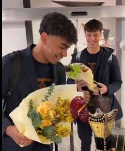 من وصول اللاعب لامين يامال