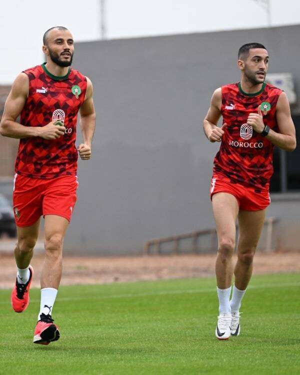 من تدريبات المنتخب