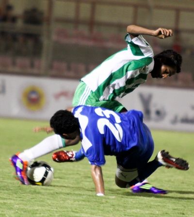 جانب من المباراة (تصوير: زكي الشيخ)