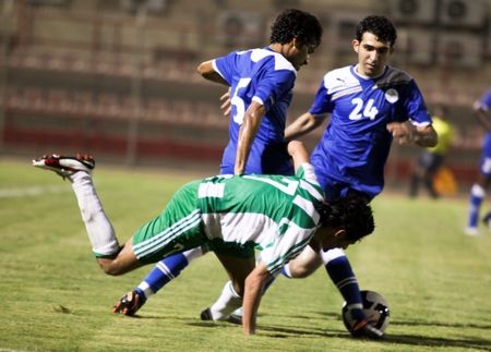 جانب من المباراة (تصوير: زكي الشيخ)
